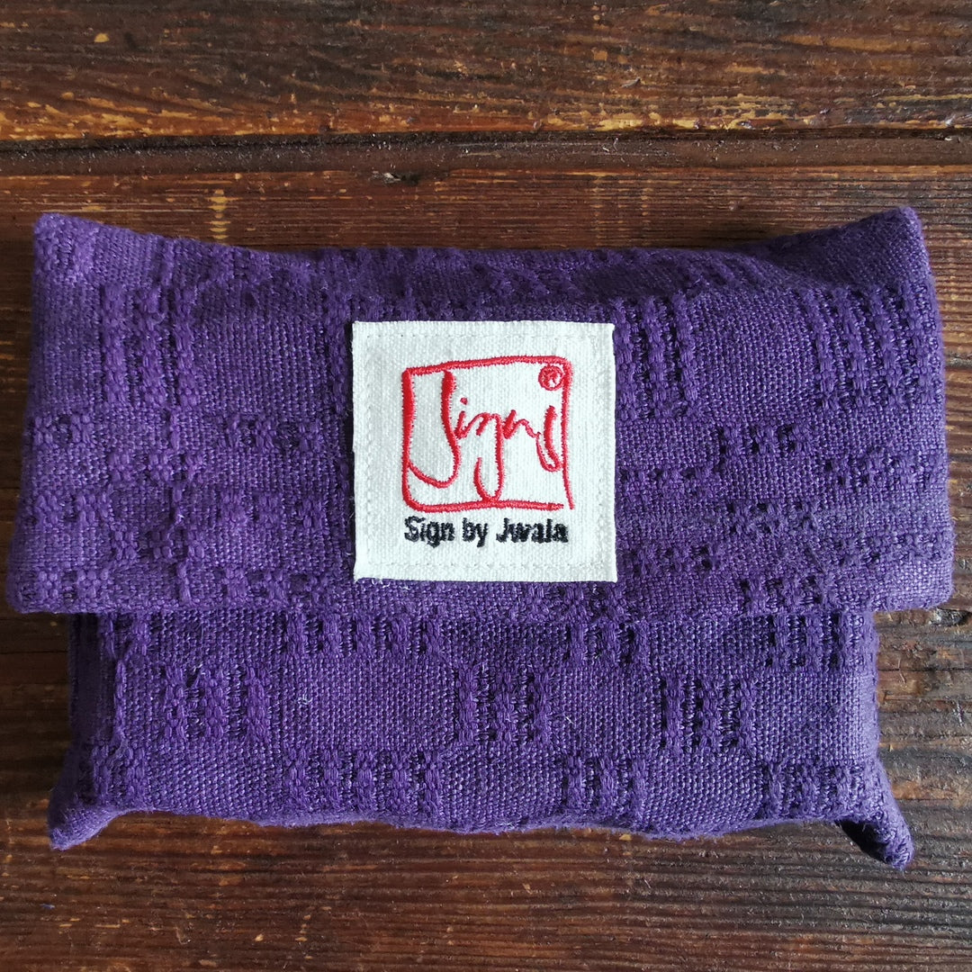 "Fingerzeige" SignKarten-Set "Dunkelviolett" - Bauernleinen