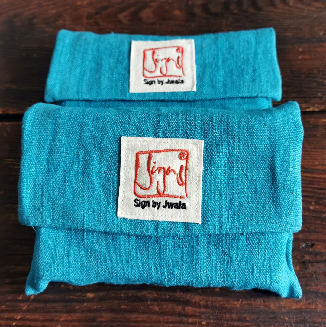 "Fingerzeige" SignKarten-Set "Türkis" - Bauernleinen