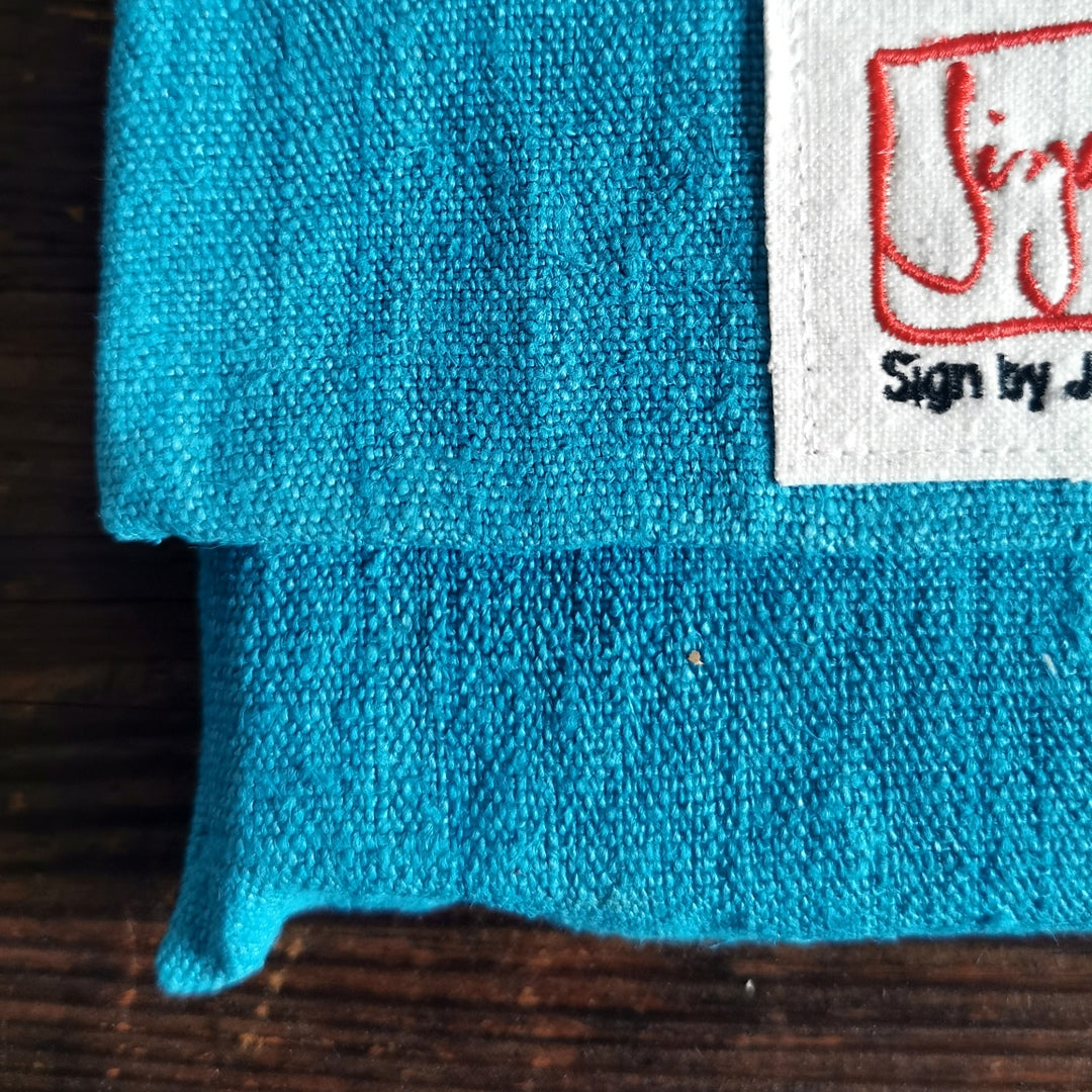 "Fingerzeige" SignKarten-Set "Türkis" - Bauernleinen