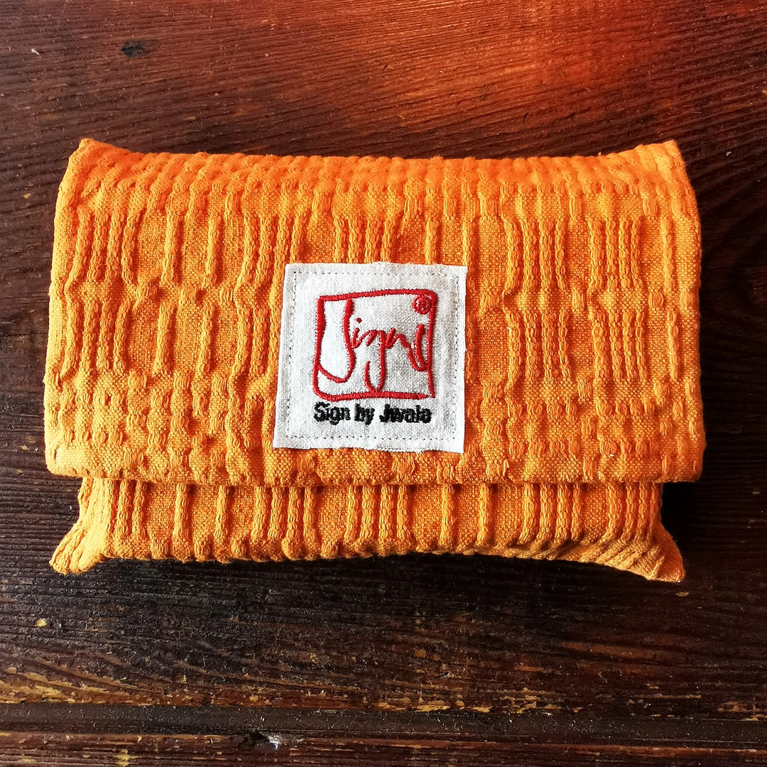 "Fingerzeige" SignKarten-Set "Orange-Waffel" - Bauernleinen