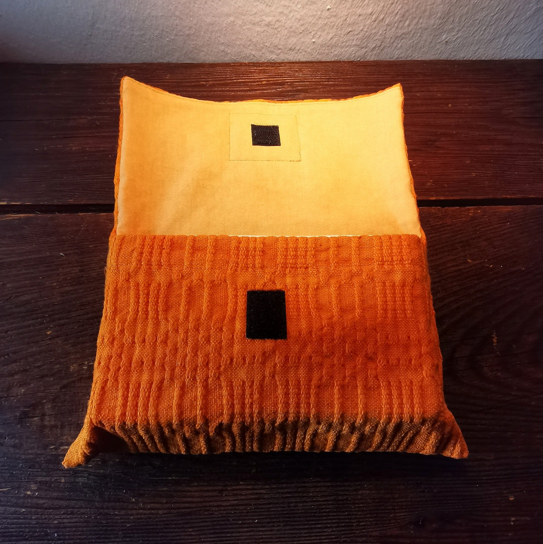 "Fingerzeige" SignKarten-Set "Orange-Waffel" - Bauernleinen