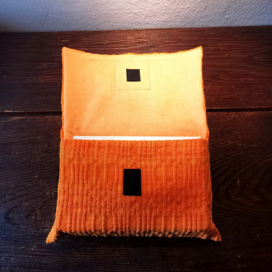 "Fingerzeige" SignKarten-Set "Orange-Waffel" - Bauernleinen