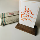 SignKarten-Set "Natur/Gestreift" + Nuss