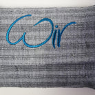 WIR-Karten-Set + WIR-Bauernleinentasche - Grau/gestreift