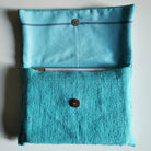 WIR-Karten-Set in WIR-Bauernleinentasche - Türkis