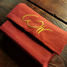 WIR-Karten-Set + WIR-Bauernleinentasche - Marsalarot