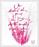 Poster "Je mehr ich ganz ich bin, desto mehr bin ich Wir."