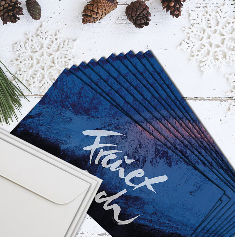 10 Klappkarten "Freuet euch"