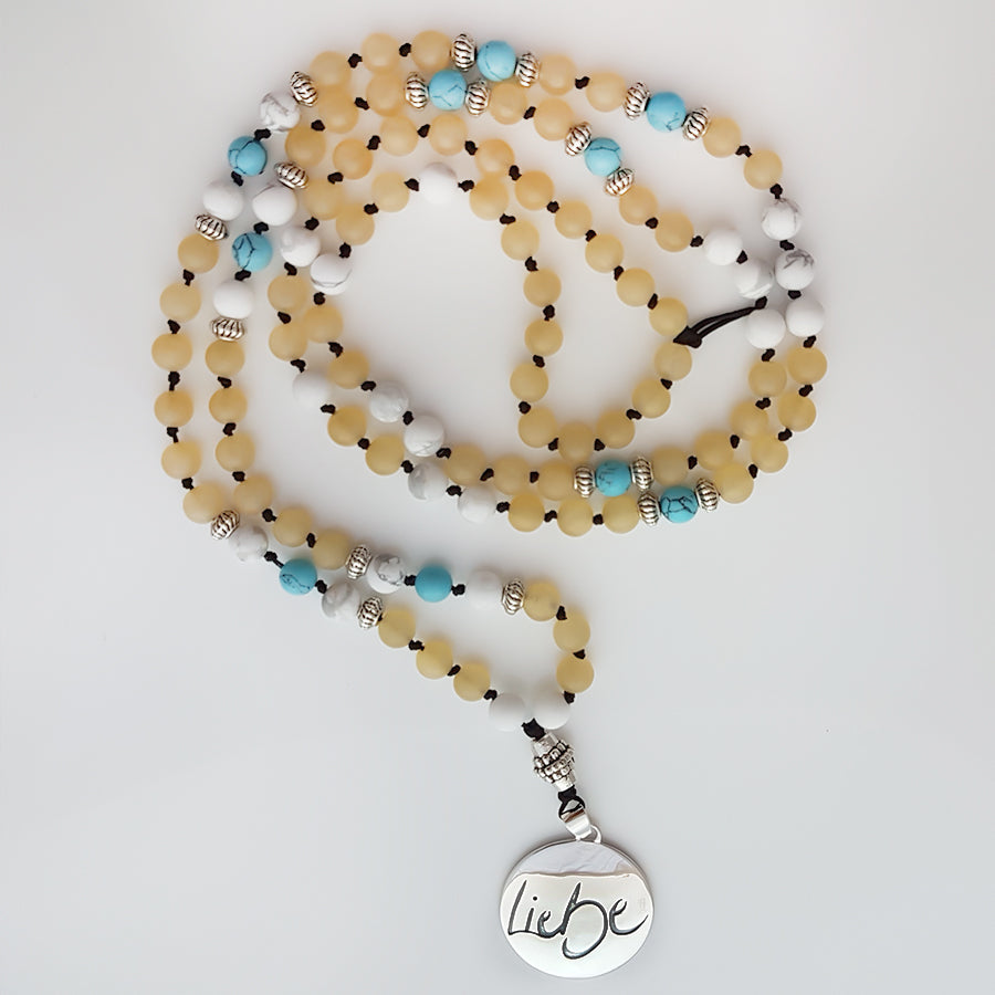 Mala-Kette Howlith, Türkis & Jade – Liebe & Harmonie auf SignShop Tirol online kaufen