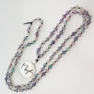 Spirituelle Mala Fluorit – Edelstein-Kette für Fokus & Entschlossenheit auf SignShop Tirol bestellen