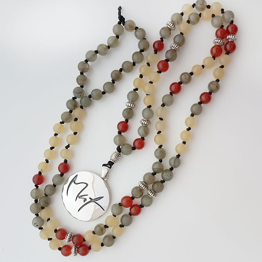 Mut-Mala (Achat Rot, Labradorit, Jade)