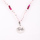 Handgemachte Mala Kette „Friede“ – Edelstein Halskette aus dem SignShop Tirol