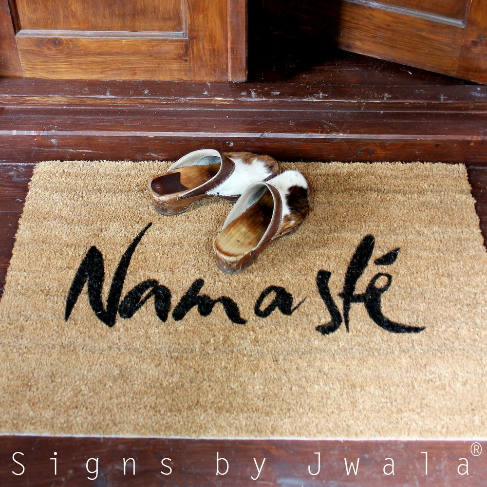 Fußmatte "Namasté" Schwarz