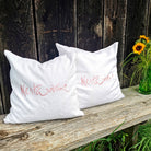 Bauernleinen Zirbenkissen "Nestwärme" 40x40 cm