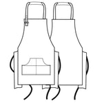 Denim-Schürze "Alles ist gut"