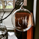 Glaskugel "Stille" klar, ca. 10 cm