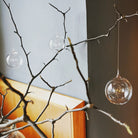 Glaskugel "Stille" klar, ca. 10 cm