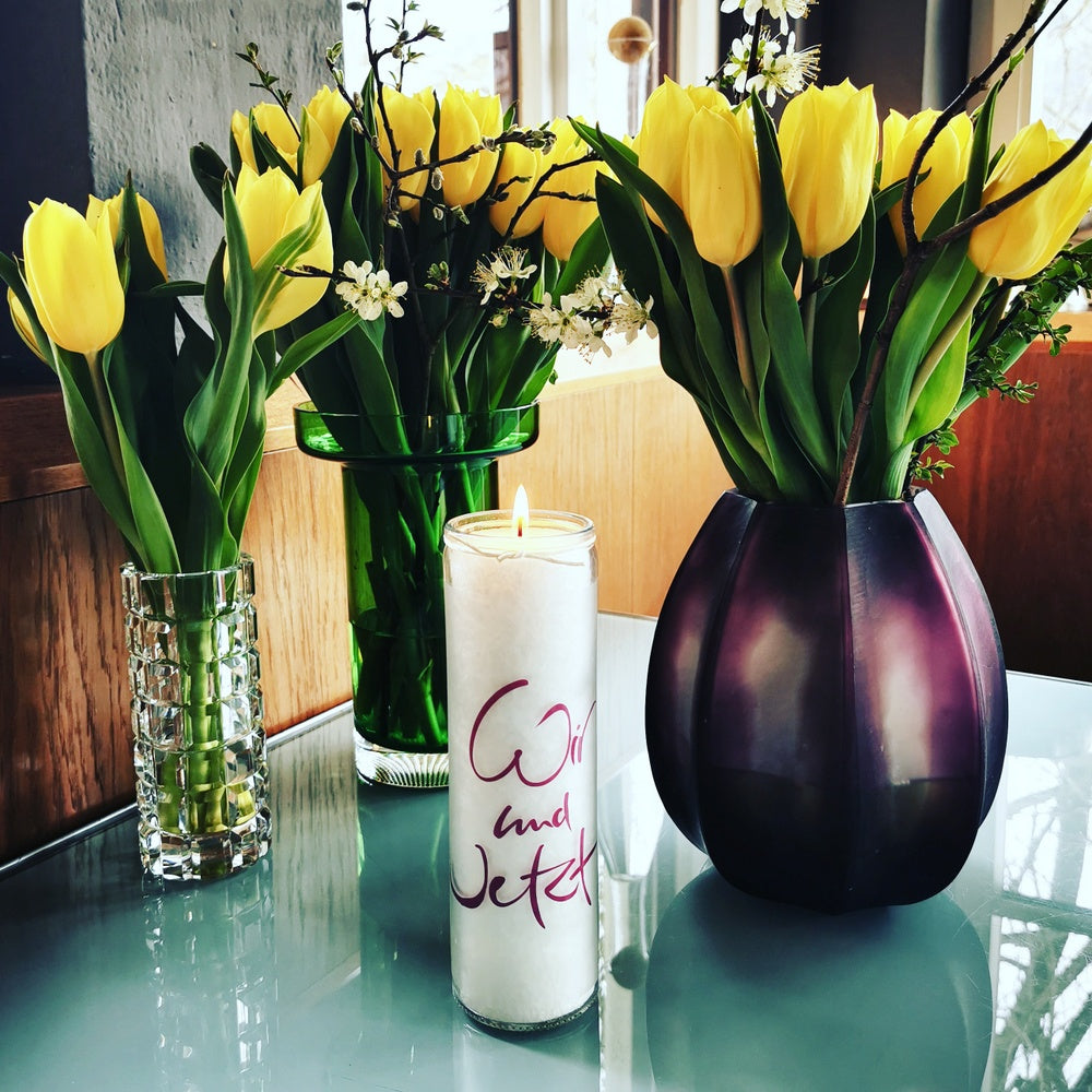 SignKerze "Wir und Jetzt"