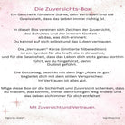 Limitierte Zuversichts-Box online kaufen – hochwertige Geschenkbox für positive Energie, exklusiv im SignShop Tirol