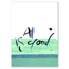 All is good Wandbild – Limitierte englische Leinwand mit positiver Energie online kaufen | SignShop Tirol