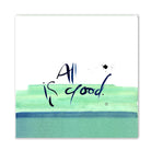 Englische Leinwand All is good – Premium Wanddeko mit inspirierender Message bestellen | SignShop Tirol