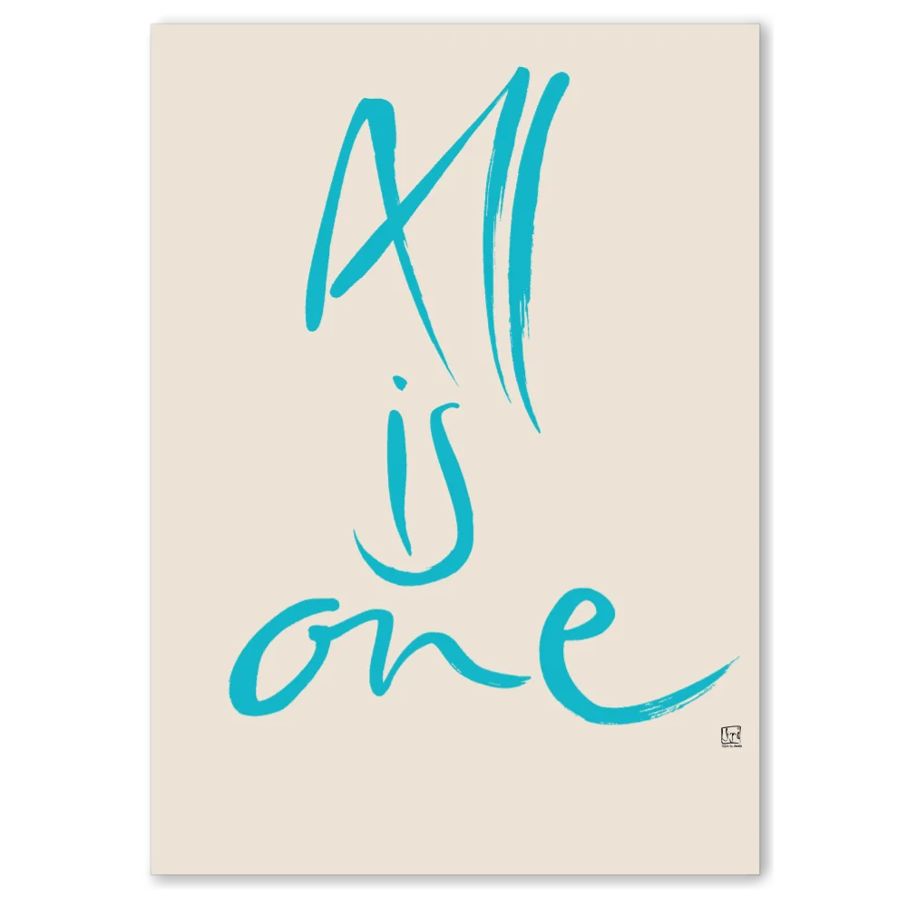 All is one Leinwandbild – Hochwertige englische Wanddeko, spirituelle Kunst online kaufen | SignShop Tirol