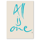 All is one Leinwandbild – Hochwertige englische Wanddeko, spirituelle Kunst online kaufen | SignShop Tirol