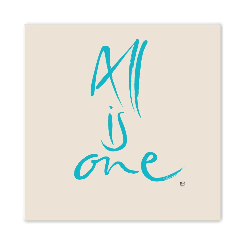 All is one Wandbild – Limitierte englische Leinwand mit positiver Energie online kaufen | SignShop Tirol