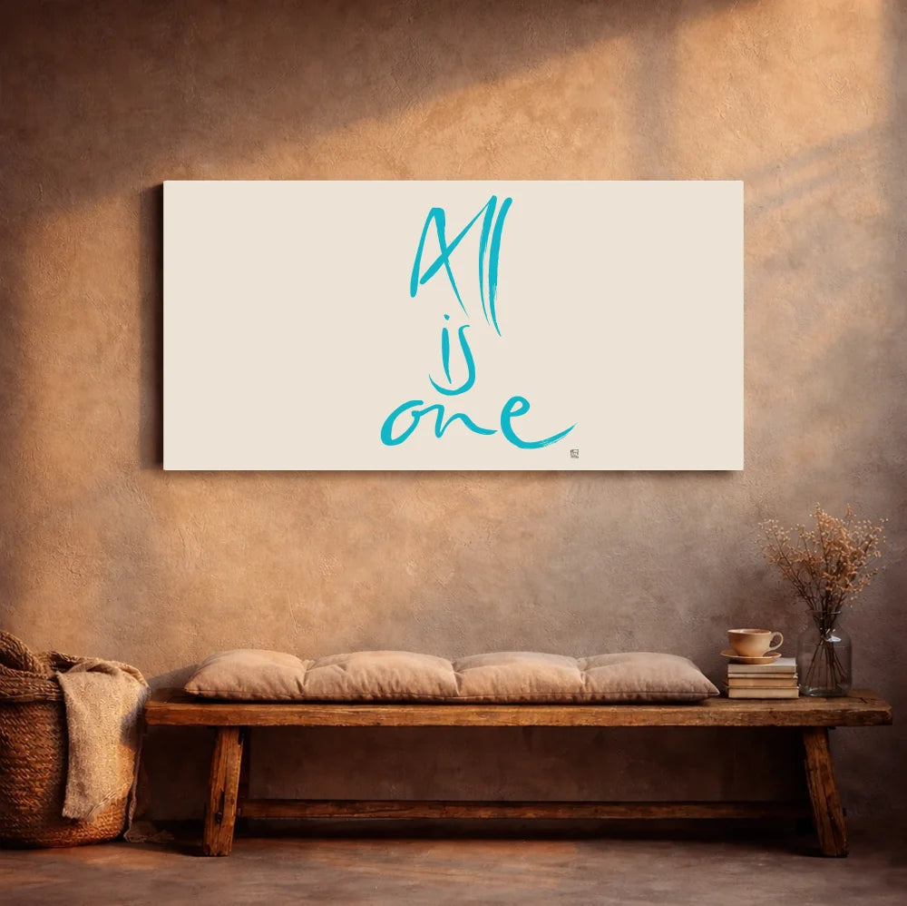 All is one Leinwand – Exklusive englische Wandbilder mit spiritueller Botschaft online kaufen | SignShop Tirol