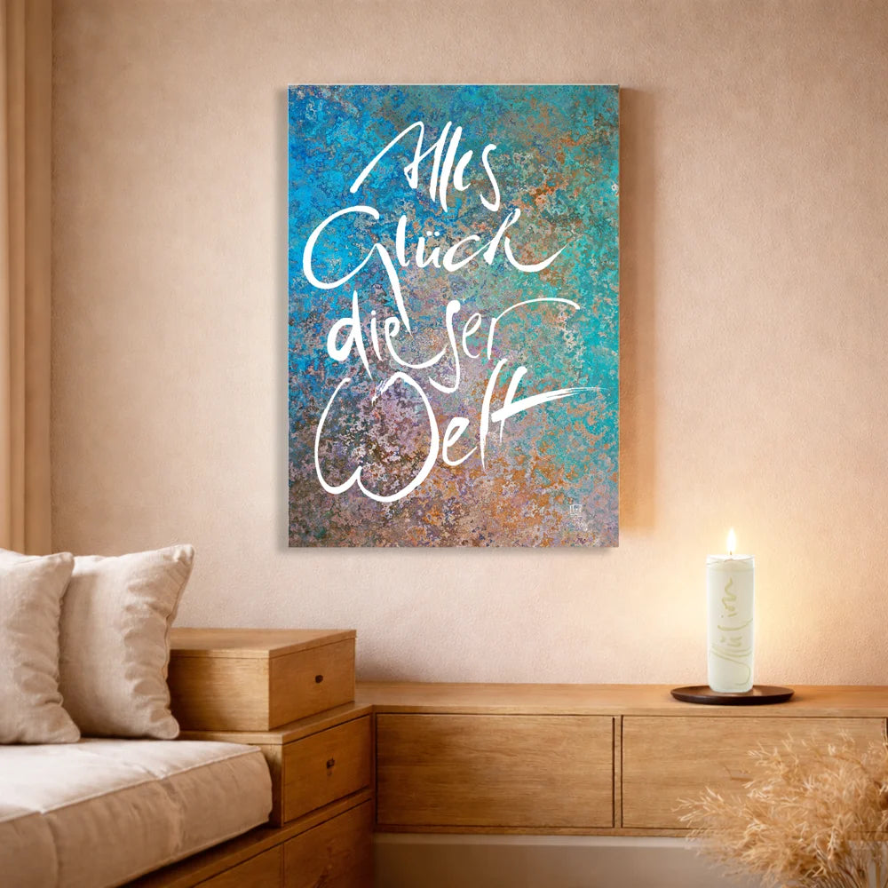 Leinwand Alles Glück dieser Welt – Exklusive Wandbilder für Paare mit WIR Karte online kaufen | SignShop Tirol