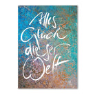 Premium Leinwände für ein Neues WIR – Inspirierende Wanddeko für Paare mit WIR Karte bestellen | Alles Glück dieser Welt | SignShop Tirol