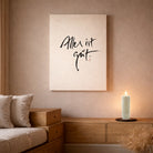 Exklusive Leinwand „Alles ist gut“ – Originaldruck von Sign by Jwala®, handgefertigte Wandkunst aus Tirol, Limited Edition