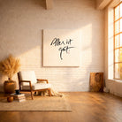 Handgemachte Leinwand „Alles ist gut“ – Originaldruck, Sign by Jwala®, inspirierende Wanddekoration, limitiertes Kunstwerk