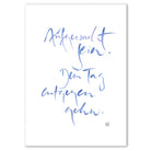 Inspirierende Leinwand „Aufgewacht sein.“ – Sign by Jwala® Original, Limited Edition, hochwertige Kunst aus Tirol, Fingerzeige Karte als Impuls für Klarheit und Wachheit