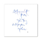 Premium Wandbild „Aufgewacht sein.“ – Sign by Jwala® Originaldruck mit Fingerzeige Karte, hochwertige Leinwand, spirituelle Kunst, Unikat aus Tirol