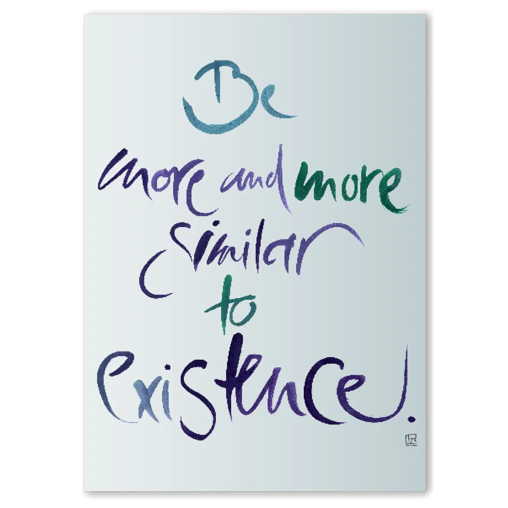 Be more and more similar to existence Leinwandbild – Hochwertige englische Wanddeko, spirituelle Kunst online kaufen | SignShop Tirol