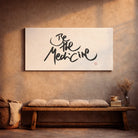 Exklusive Leinwand „Be the medicine“ – Originaldruck von Sign by Jwala®, handgefertigte Wandkunst aus Tirol, Limited Edition