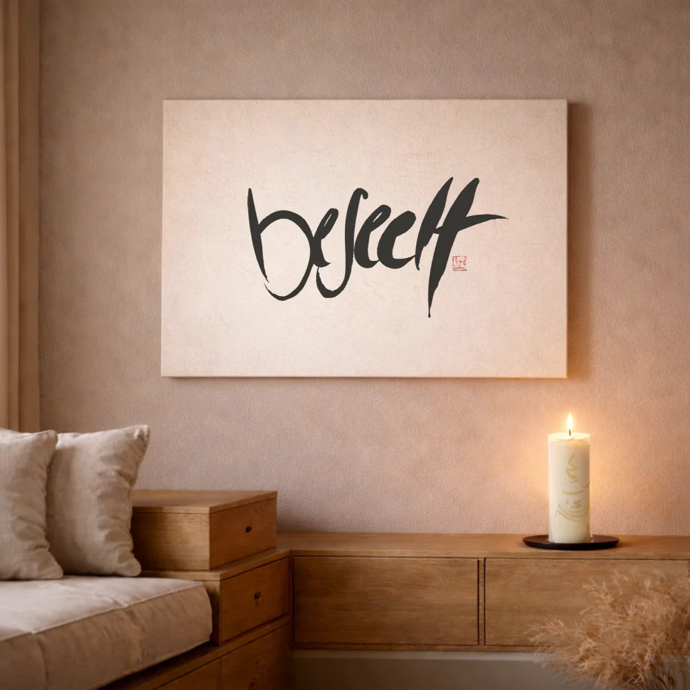 Exklusive Leinwand „beseelt“ – Originaldruck von Sign by Jwala®, handgefertigte Wandkunst aus Tirol, Limited Edition