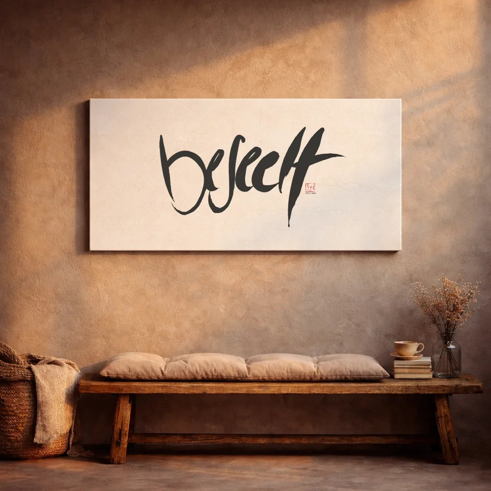 Inspirierende Leinwand „beseelt“ – Sign by Jwala® Original, Limited Edition, hochwertige Kunst aus Tirol, spirituelle Dekoration für dein Zuhause