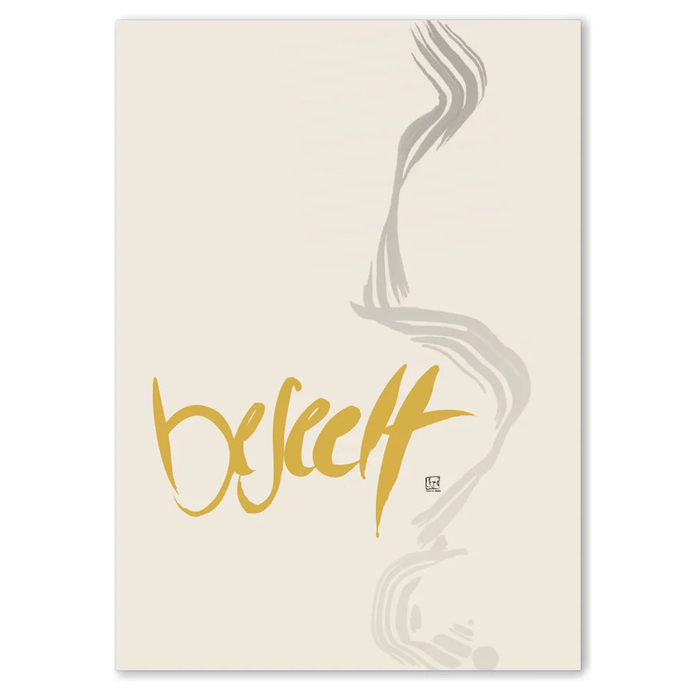 Luxus Leinwanddruck „beseelt“ für Paare – Sign by Jwala®, exklusive Deko mit WIR Karte, liebevoll gefertigt, Einzelstück, Premium-Kunst für Harmonie und gemeinsame Entwicklung