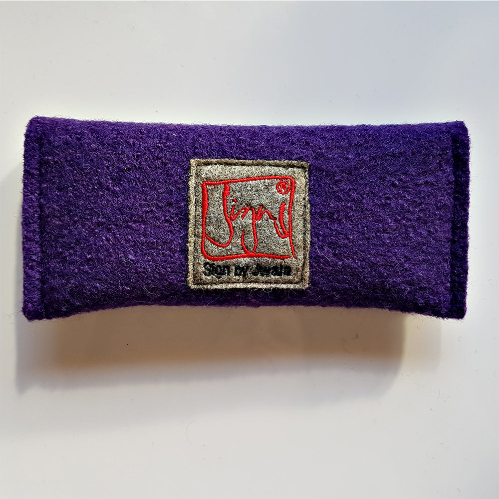 Brillentasche "Ich sehe dich" Lila