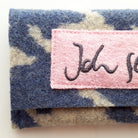 Brillentasche "Ich sehe dich" Hahnentritt Blau