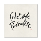 Premium Wandbild „Celebrate Paradise“ – Sign by Jwala® Originaldruck, hochwertige Leinwand, spirituelle Kunst, Unikat aus Tirol