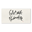Luxus Leinwanddruck „Celebrate Paradise“ – Sign by Jwala®, exklusive Deko, liebevoll gefertigt, Einzelstück aus Tirol