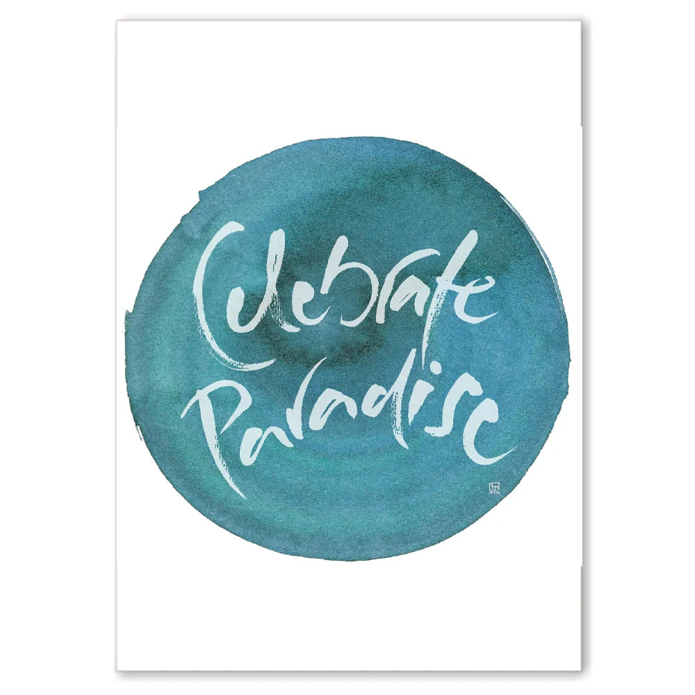 Premium Leinwände für ein Neues WIR – Romantische Wanddeko für Paare mit WIR Karte bestellen | Celebrate Paradise | SignShop Tirol