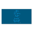 Premium Wandbild „Das Leben hat immer Recht.“ – Sign by Jwala® Originaldruck mit Fingerzeige Karte, hochwertige Leinwand, spirituelle Kunst, Unikat aus Tirol