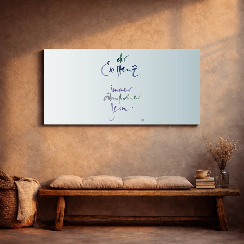 Hochwertige Leinwände für Paare – Spirituelle Wandbilder Der Existenz immer ähnlicher sein mit WIR Karte | SignShop Tirol