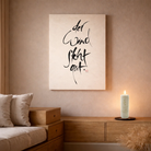 Exklusive Leinwand „Der Wind steht gut“ – Originaldruck von Sign by Jwala®, handgefertigte Wandkunst aus Tirol, Limited Edition