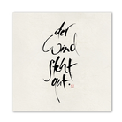 Luxus Leinwanddruck „Der Wind steht gut“ – Sign by Jwala®, exklusive Deko, liebevoll gefertigt, Einzelstück aus Tirol