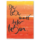 Spirituelle Leinwand Die Liebe immer tiefer lieben – Hochwertige Energiebilder und Wanddeko für Paare mit WIR Karte | SignShop Tirol